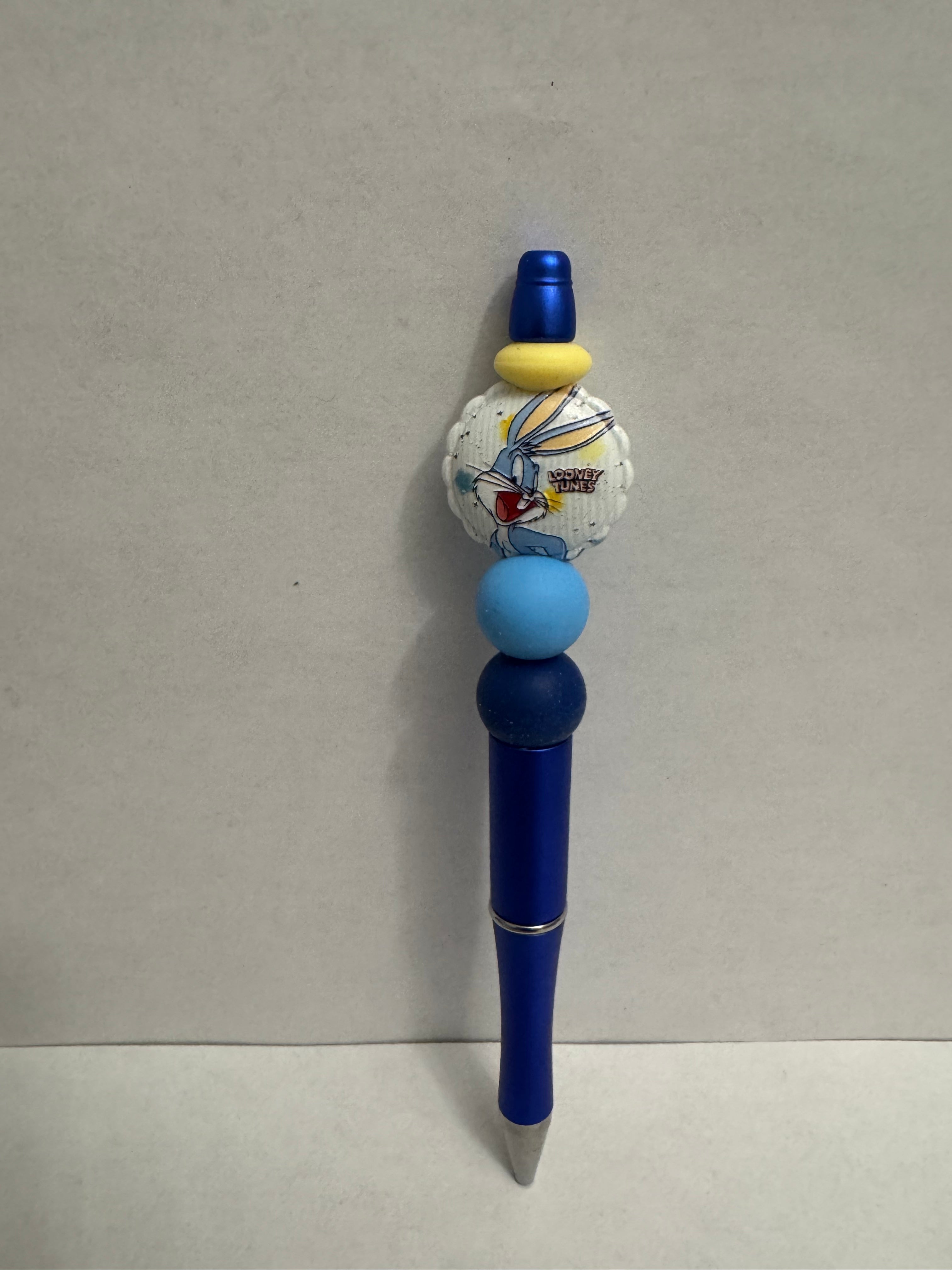 Bugs Beaded Pen – Blue