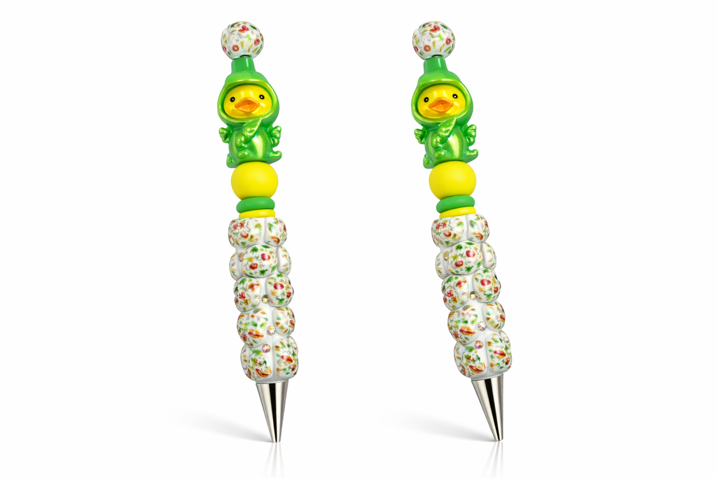 Easter Egg Rubber Duck Beaded Pen