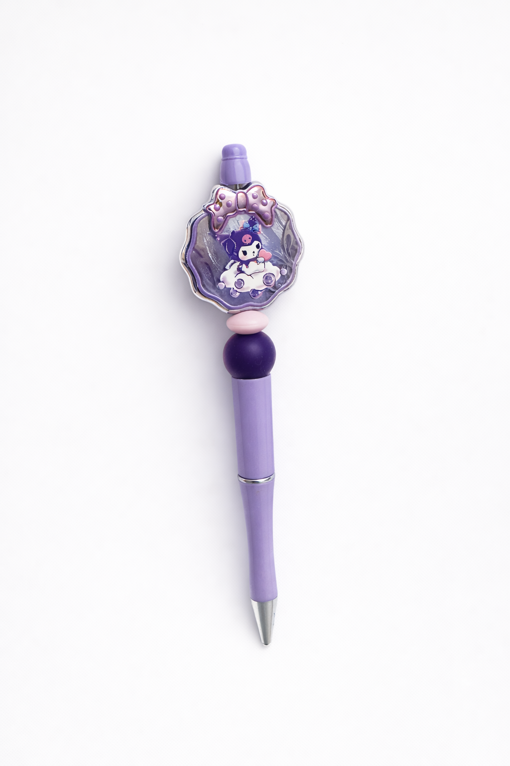 Purple KuKu Beaded Pen