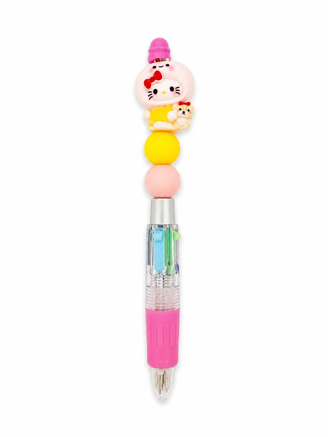 HK Multicolor Beaded Pen – Lime Green
