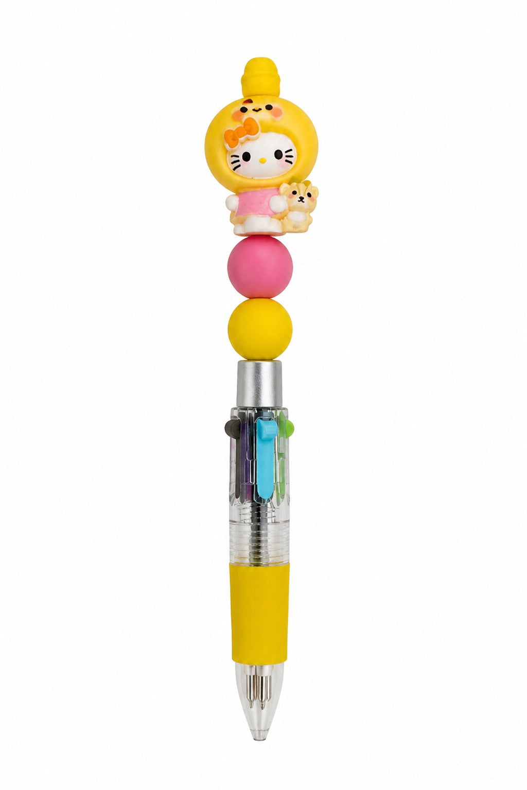 HK Multicolor Beaded Pen – Lime Green