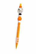 Adorable Orange Beaded Pencil