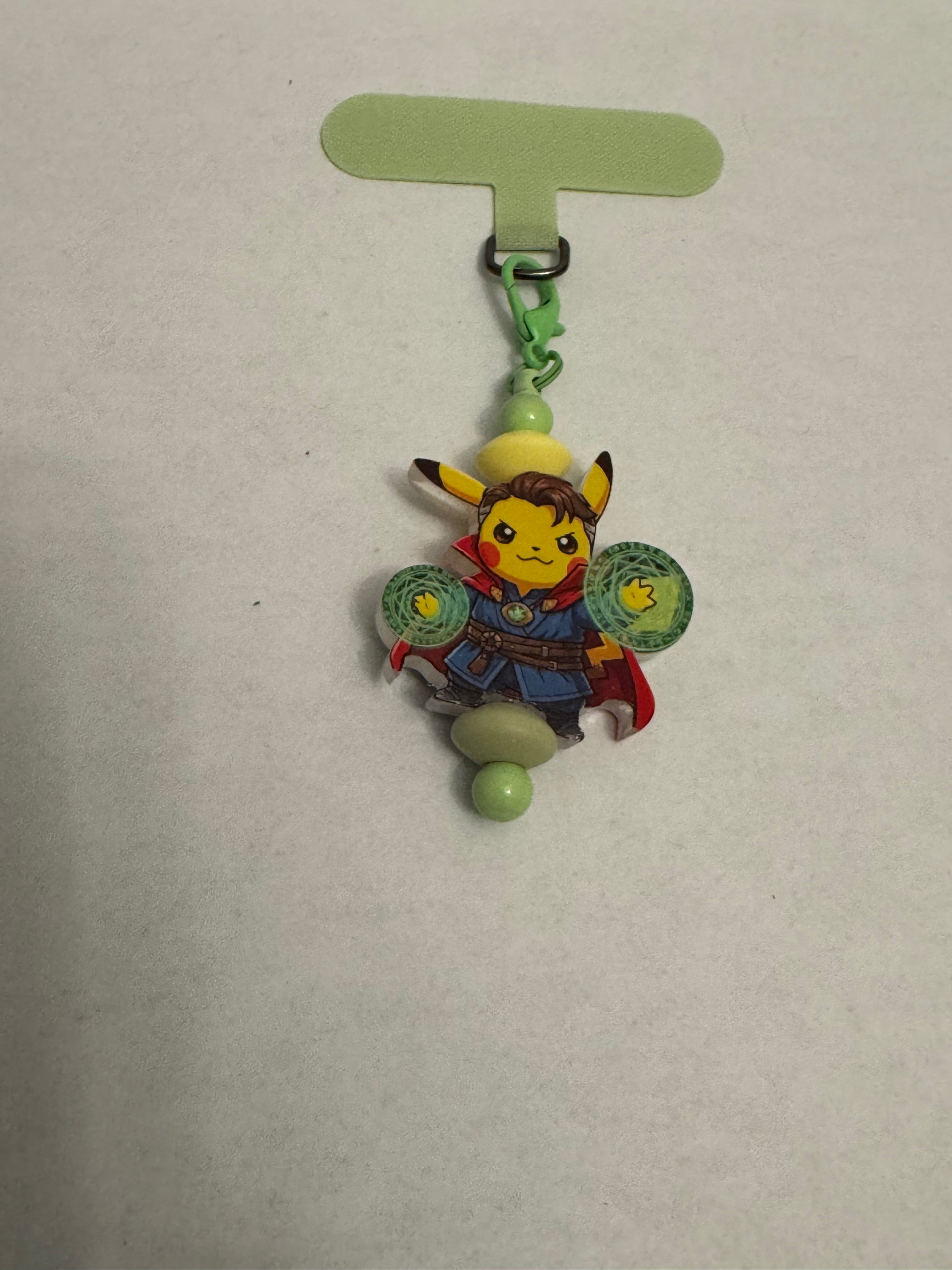 Adorable Fun Superhero Beaded Phone Charm