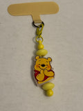 Yellow - Winnie Beaded Phone Charm
