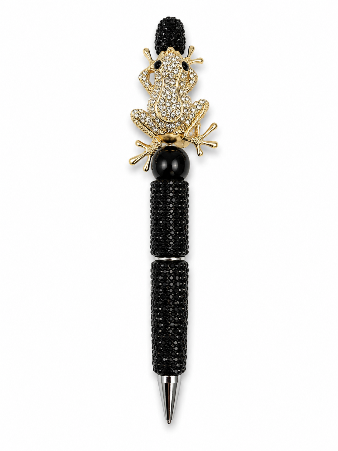 Sparkle Golden Frog Beaded Pen