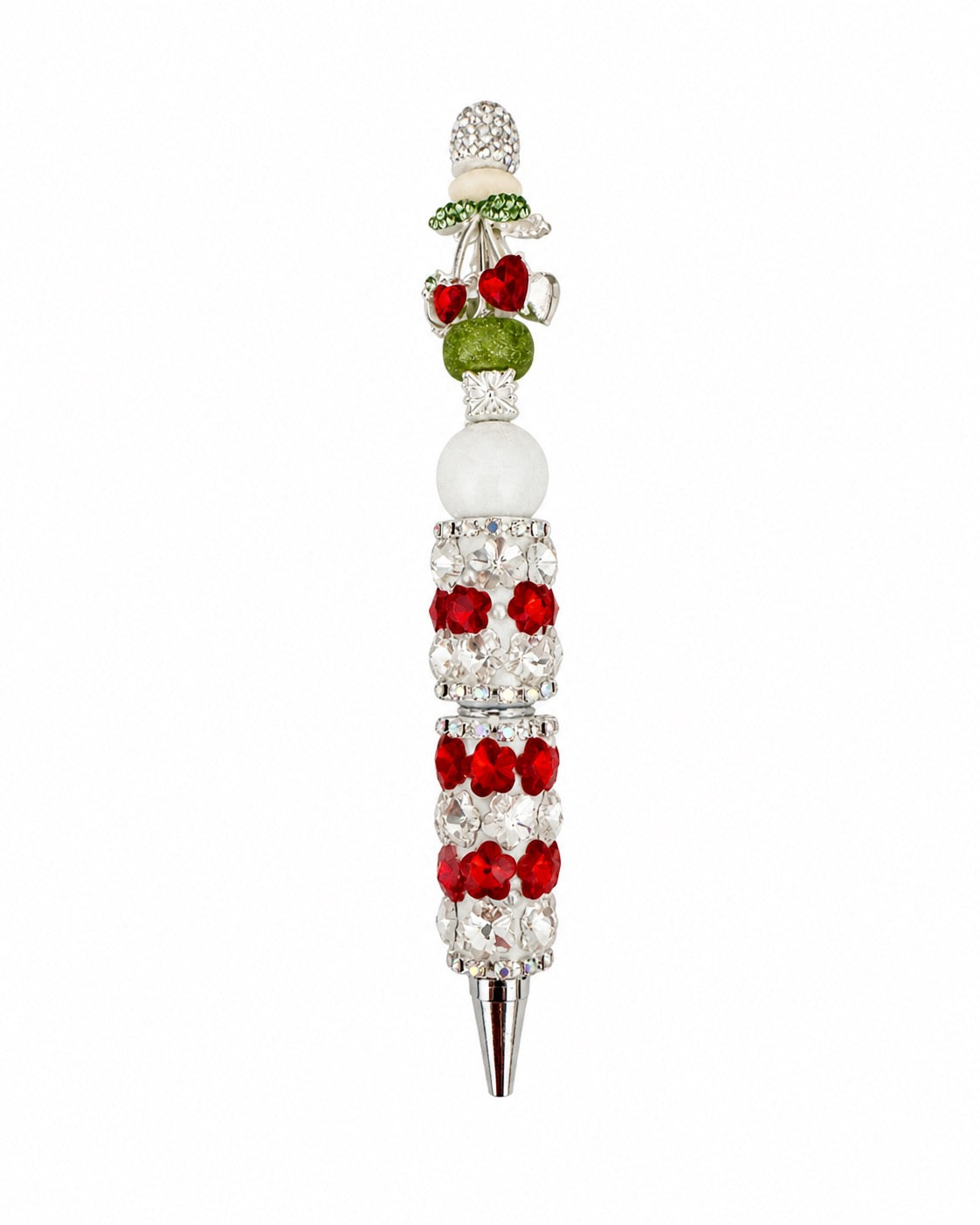 Sparkle HK Cherry Beaded Pen