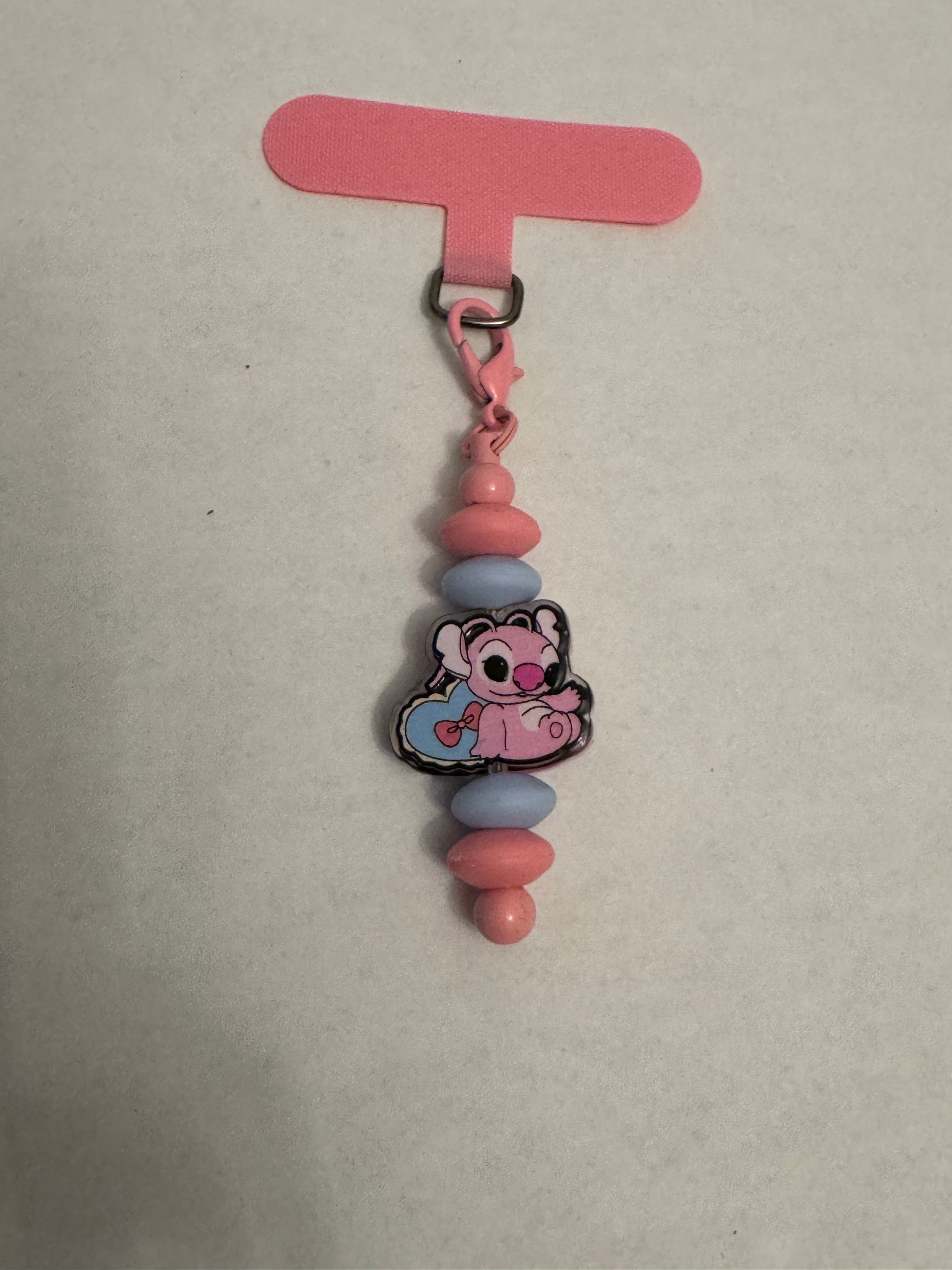 Angel Beaded Phone Charm