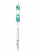 Teal Blue Character Beaded Pencil