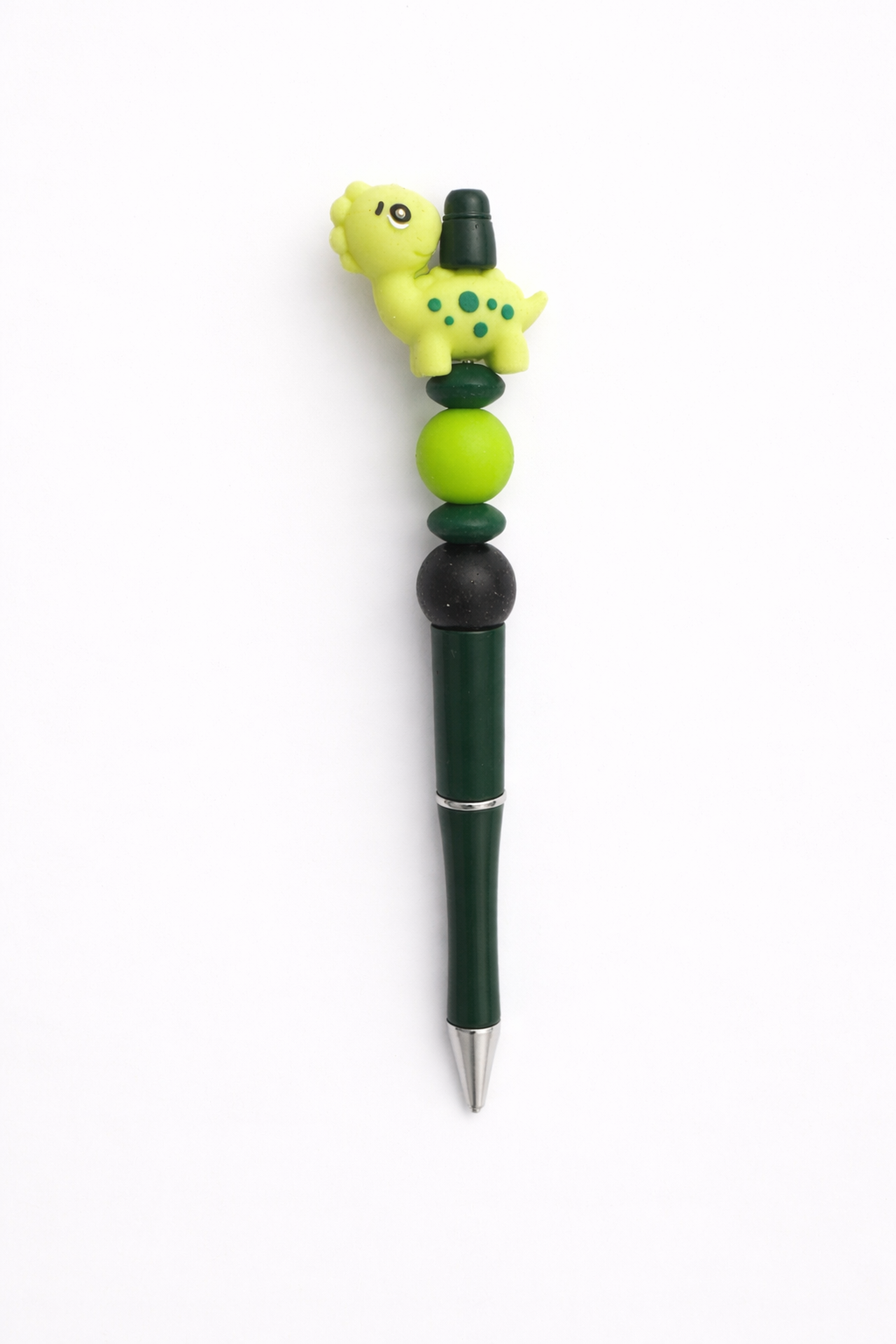 Yino the Yellow Dinosaur Beaded Pen